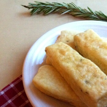 Really Simple Vegan Rosemary Breadsticks