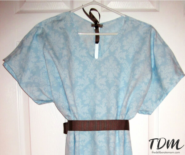 Maternity Hospital Gown 100% Cotton Plum Color S/M | eBay