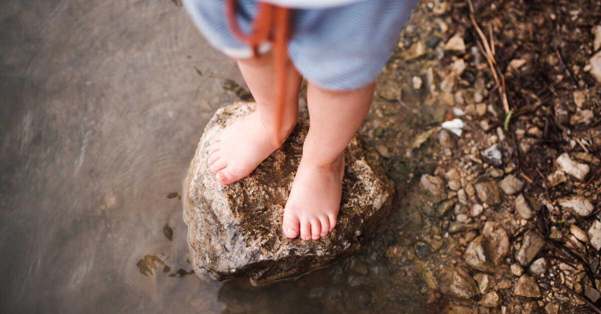Barefeet on a Dirt Path or Where Little Girls Still Run in Their Barefeet —  The Fourth River