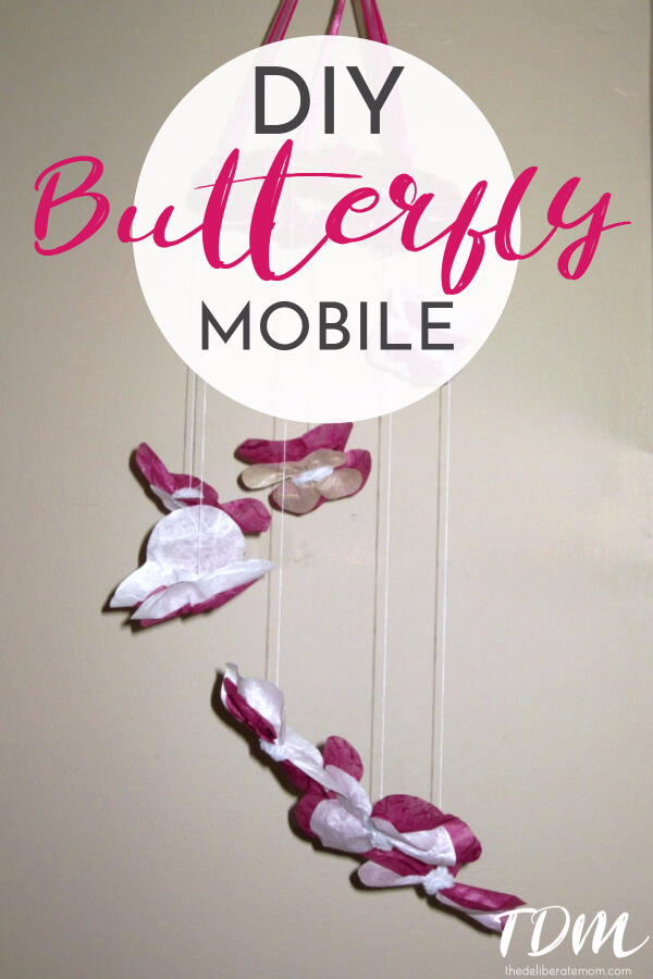 Paper Butterfly Mobile  Paper butterfly, Butterfly mobile, Paper  decorations diy