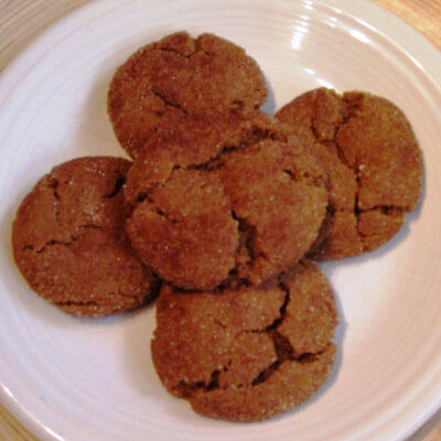 A Dairy-Free Christmas: Ginger Snaps