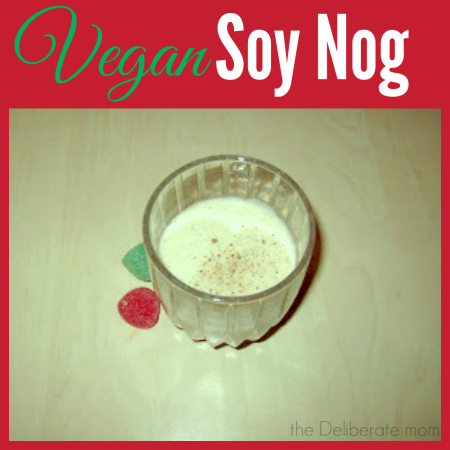Vegan soy nog! A delicious allergy-friendly Christmas recipe! Dairy and egg free! No way! #recipe