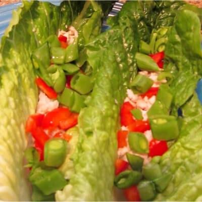 An Easy and Nutritious Snack: Lettuce Wraps