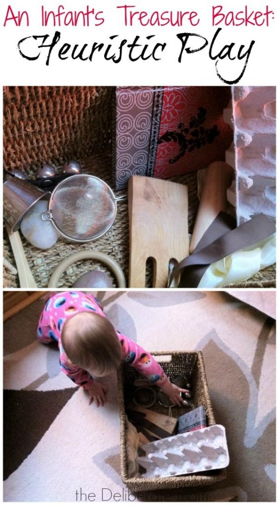 Heuristic play is very beneficial for little ones. This post explains heuristic play and shows you how to assemble a treasure basket for your infant.