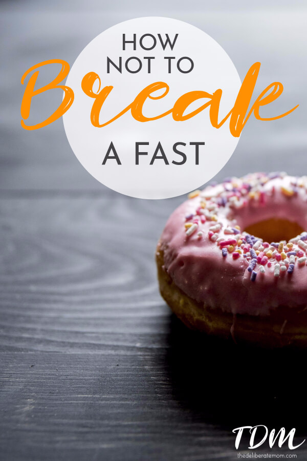This was one of my life lessons. I participated in the 30 hour famine when I was in high school. I learned an important lesson... How (NOT) to break a fast.