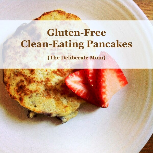 Do you want a good tasting gluten-free, clean eating, pancake recipe? This recipe is delicious and only requires 5 ingredients! Simple, quick, healthy, clean-eating food! 