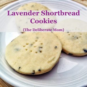 Lavender Shortbread Cookies