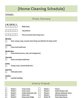 Do you ever feel like you don't have time to get all your housework done? Check out these efficient organizing tips and cleaning routine! Comes with a FREE printable cleaning list
