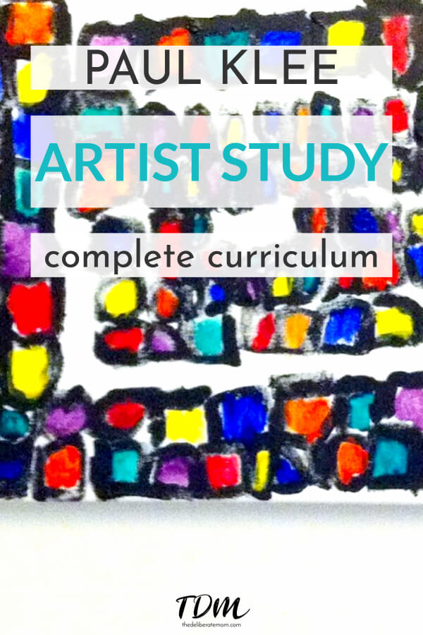 Art can evolve into a full curriculum covering a range of subjects. Check out this artist study and resulting Paul Klee inspired curriculum as an example! #homeschooling #artiststudy #homeschoolart