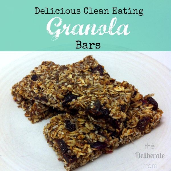 Clean Eating Granola Bar Recipe