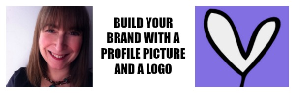 Brand your blog with a profile picture and a logo. 