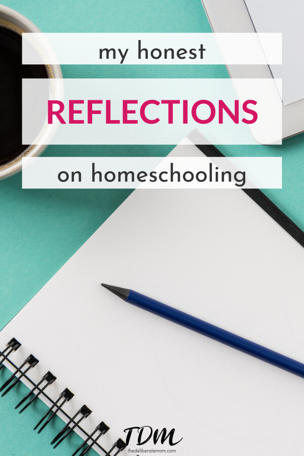 I have been homeschooling for one year. Here are some of my honest homeschooling reflections. I hope these help you out in your own homeschooling journey. #homeschooling #honesthomeschooler