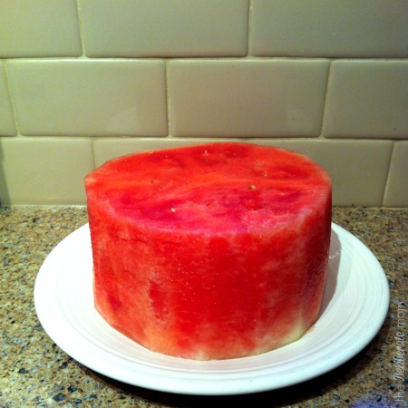 This watermelon cake recipe is simple, healthy, and beautiful. This is a dairy free recipe, is great for anyone with food allergies, and is perfect for any birthday party or special occasion which requires cake. 
