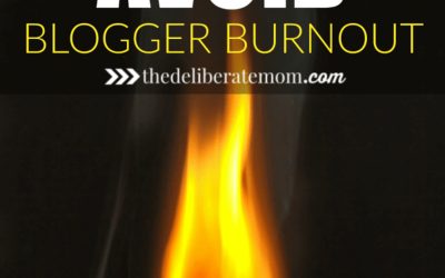 Avoid Blogger Burnout