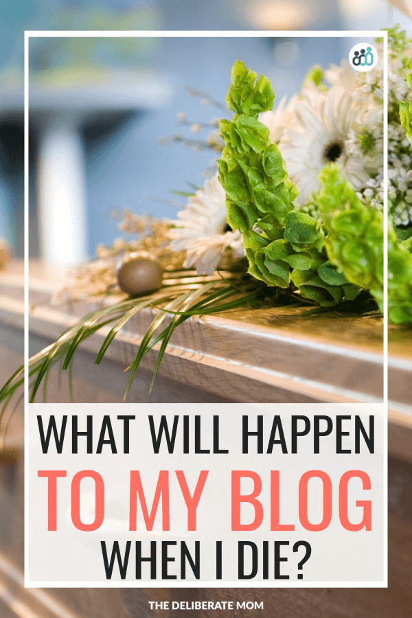 What will happen to my blog when I die?