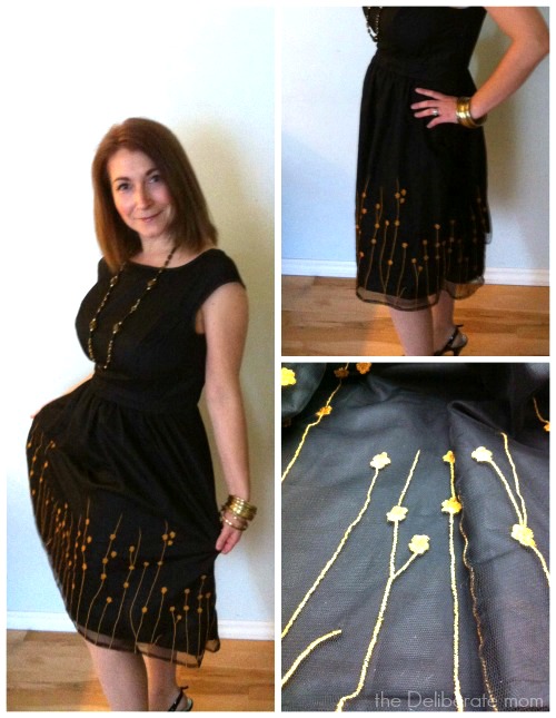 Details on eShakti dress - collage