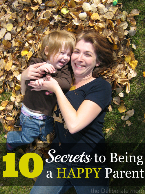 Parenting is tough. While there is all sorts of parenting advice and parenting tips out there, the information can be overwhelming. This post is meant to encourage mom and dad: 10 Secrets to Being a Happy Parent. 