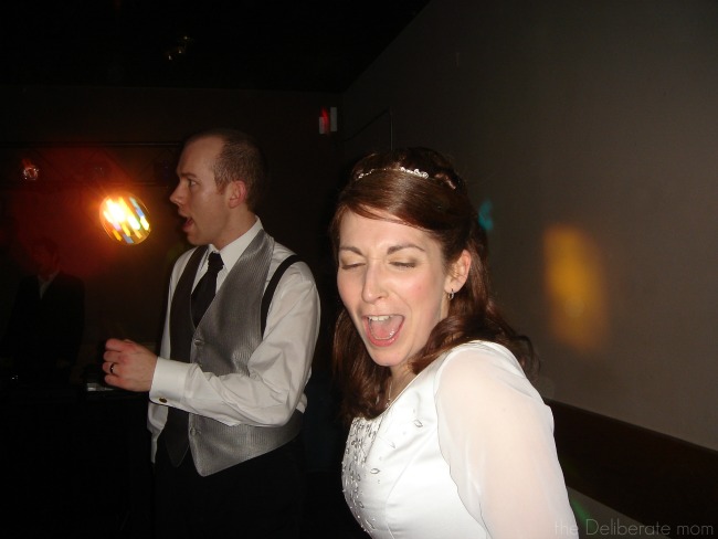 All brides have to belt out a tune while dancing at their weddings, right?! 