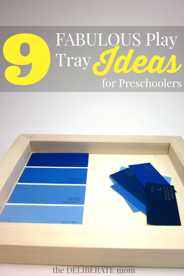 9 Fabulous Activity Tray Ideas for Preschoolers