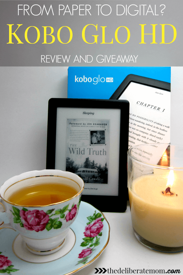 I was challenged to read digital books for 7 days using the Kobo Glo HD. The results of that challenge can be found in this Kobo Glo HD review. 