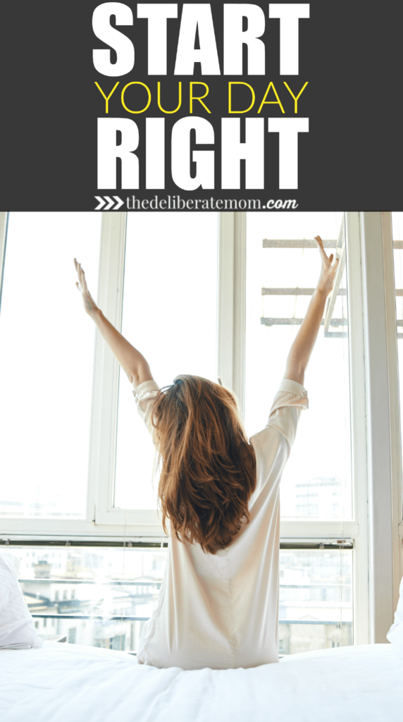 Do you want to be more productive? Start your day with this one tip! It will make your days more efficient and you'll get more done! Stop by and get your FREE 2 page printable resource as well! #freedownload #planningsheets #dayplanner
