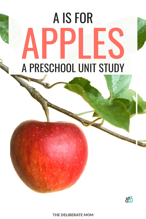 An apples preschool unit study.
