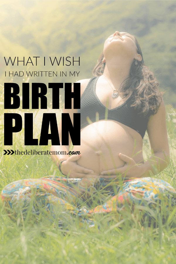 Did you have a birth plan? Check out what one mom wishes she included in her hospital birth plan. 