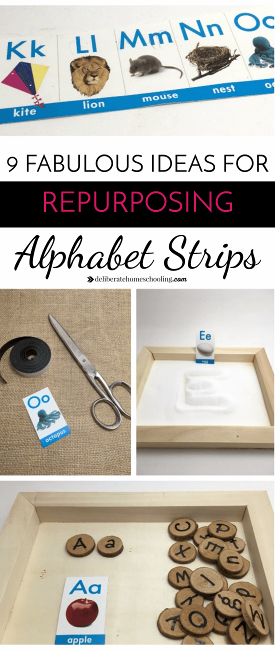 Alphabet borders don't have to just be for bulletin boards! Check out these ideas for how to repurpose and use alphabet borders as learning resources!