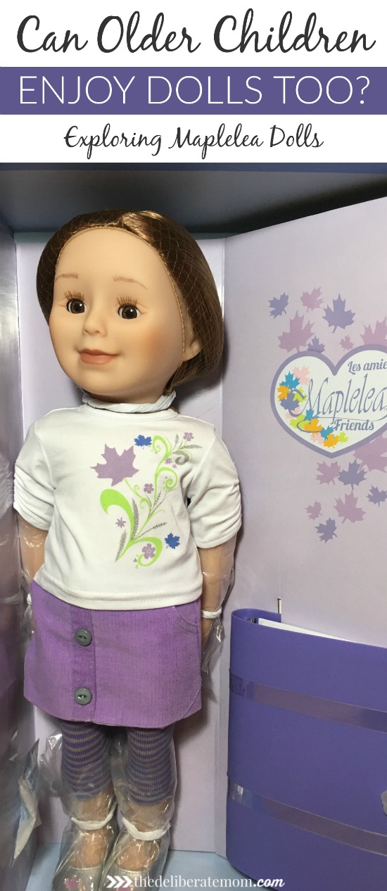 My almost nine-year-old asked for a Maplelea Doll for Christmas, but can older children enjoy dolls too? Here's my answer (and honest review of Maplelea).