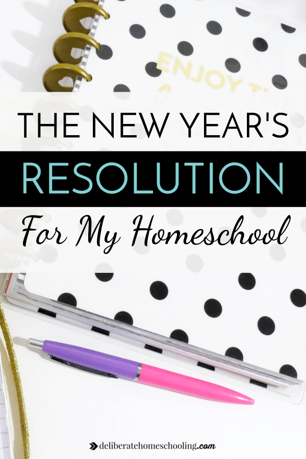 Do you make new year's resolution for your homeschool? I've never done it before, but I'm sharing my homeschool resolution. It may surprise you!
