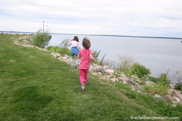 Connect with your child by taking them outside!