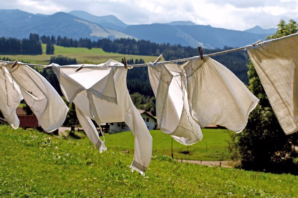 Daily laundry is the secret to keeping your home clean.