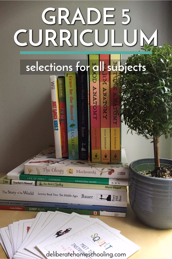 Sometimes picking your homeschool curriculum can be overwhelming. Come check out our grade 5 curriculum choices and what books we're using in all subjects.