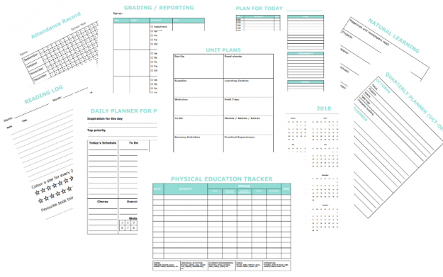 My deluxe homeschool planner