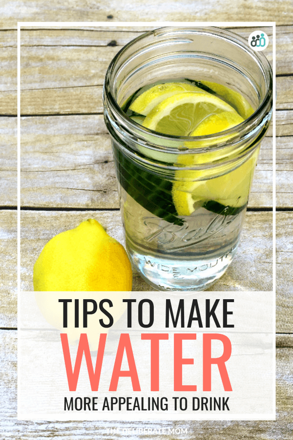 Make water appealing to drink