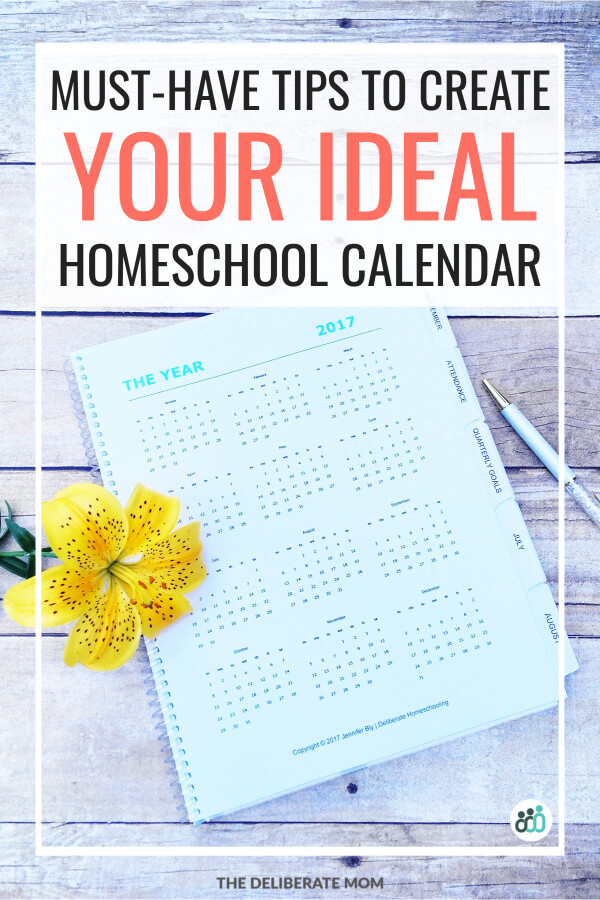 The ideal homeschool calendar