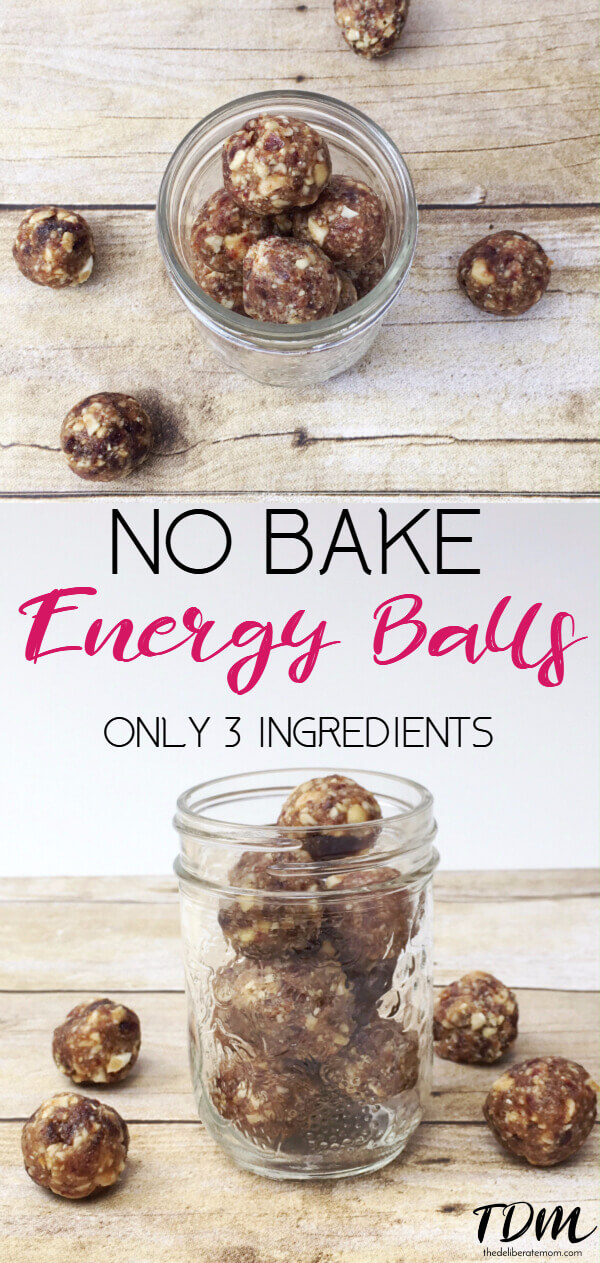 These no bake, 3 ingredient energy balls are delicious and nutritious! Eat these when you're craving sugary sweet snacks and your cravings will be satisfied. Perfect for the sugar-free diet!