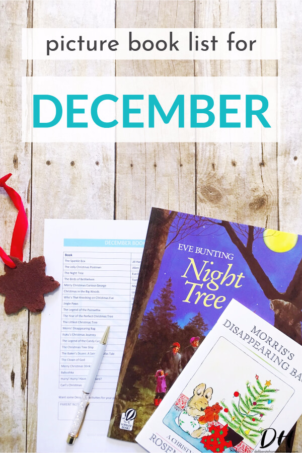 Picture books are a significant part of our homeschool curriculum. Books are a wonderful way to teach children and introduce new concepts. Here is our December picture books list.