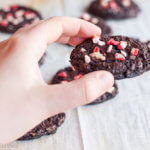 Gluten Free Flourless Chocolate Peppermint Cookies by Flippin Delicious