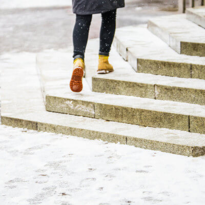 BEWARE! Those Icy Steps Can Kill You!