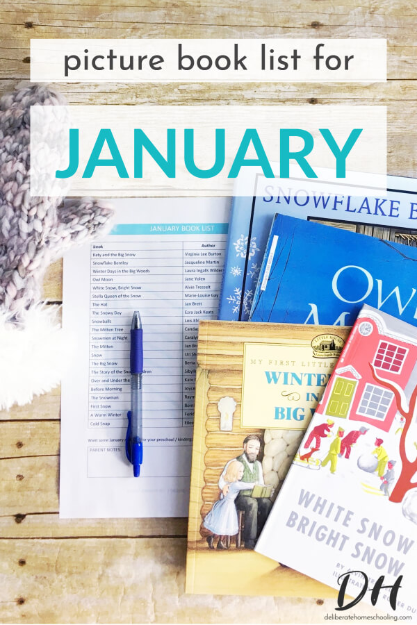 Picture books are a significant part of our homeschool curriculum. Books are a wonderful way to teach children and introduce new concepts. Here is our January picture books list.