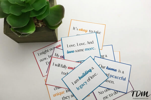 A wonderful way to stay focused on your goal of being a positive parent, is to have a handful of affirmations to encourage and bolster your confidence when you're feeling worn down. Here are 15 positive parenting affirmations for moms! These affirmations were collected to encourage you, even on the roughest of days. #positiveparenting #parentingaffirmations #affirmationsformoms