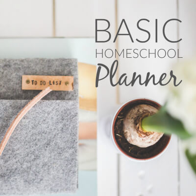 Basic Homeschool Planner