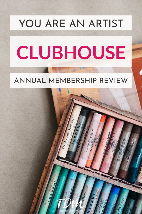 Do you want to teach your children art but just the thought intimidates you? Check out my honest review of the You ARE an Artist Clubhouse Annual Membership. You can teach your children art, with ease! #chalkpastels #artlessons #homeschoolartlessons #homeschoolart #homeschoolcurriculum
