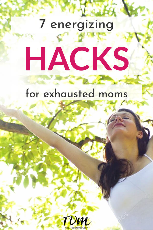 Are you an exhausted mom? Check out these seven hacks for moms to dramatically increase energy! The 5th one may surprise you! #momhacks