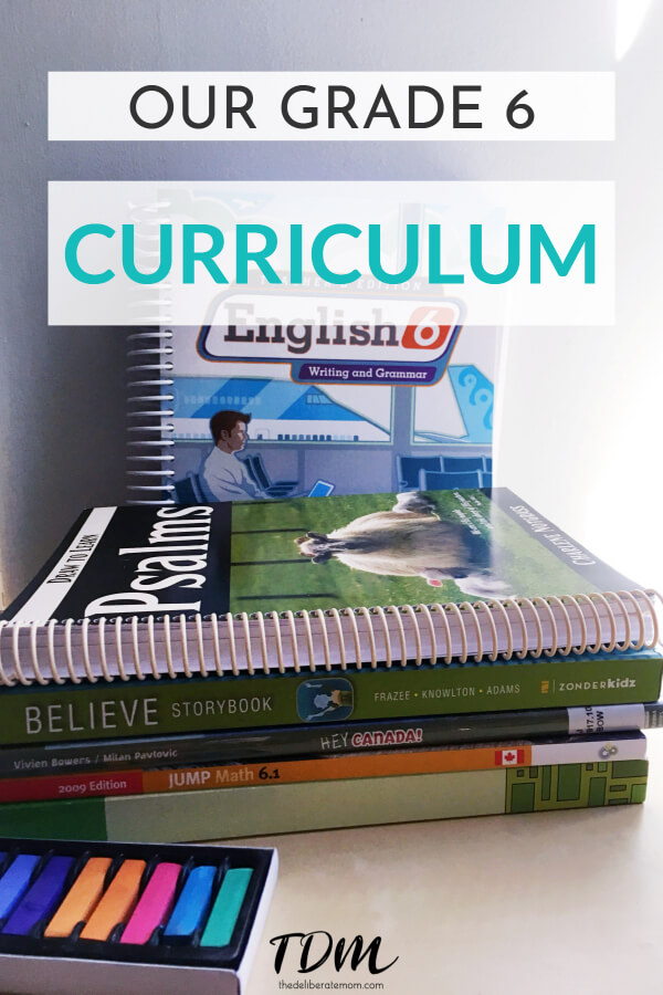 Sometimes picking your homeschool curriculum can be overwhelming. Come check out our grade 6 curriculum choices and what books we're using in all subjects.