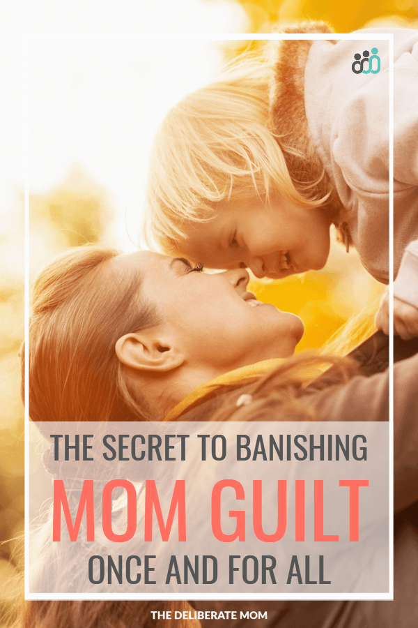 Mom Guilt. Does it hang over your head, too? Do you feel guilt over your parenting decisions? Banish mom guilt once and for all with these 3 practical strategies! 