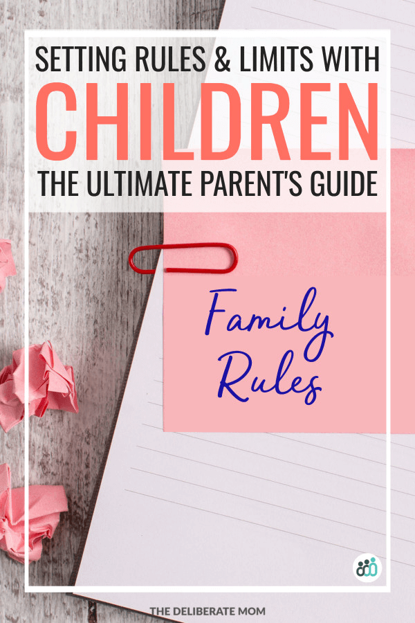 Setting rules and limits with your children