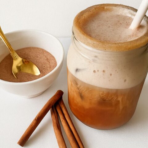 Cinnamon Bun Iced Latte